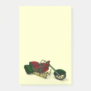 Santa Claus' Trike Post-it Notes
