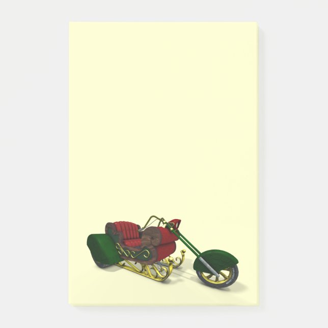 Santa Claus' Trike Post-it Notes (Front)