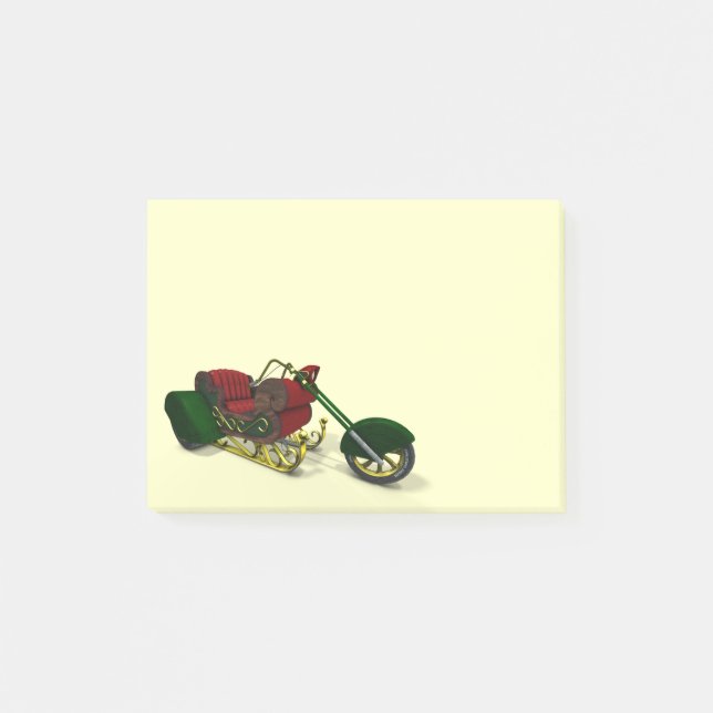 Santa Claus' Trike Post-it Notes (Front)