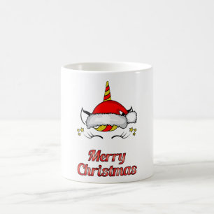 Santa Claus Unicorn Christmas Geek Funny Gift Idea Coffee Mug