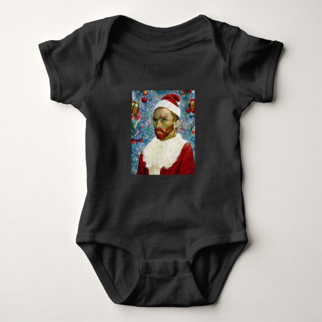 Santa Claus, Van Gogh Baby Bodysuit (Front)