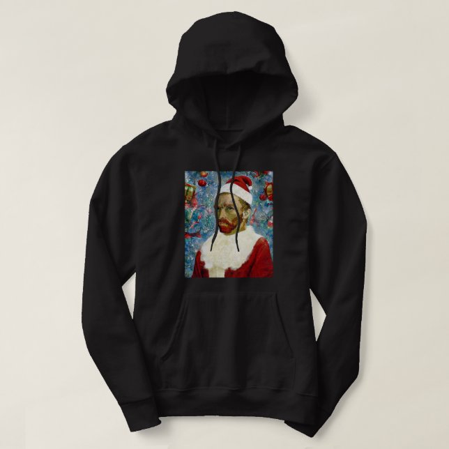 Santa Claus, Van Gogh Hoodie (Design Front)