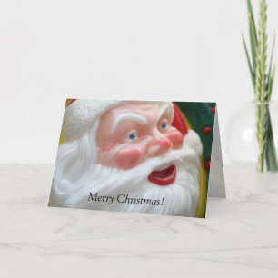 Santa Claus vintage head Holiday Card