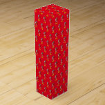 Santa Claus Wearing Big Yellow Boots Wine Box<br><div class="desc">Santa Claus wearing giant yellow boots to feel fashionable and comfortable to deliver gifts at Christmas. Enjoy this fun product.</div>