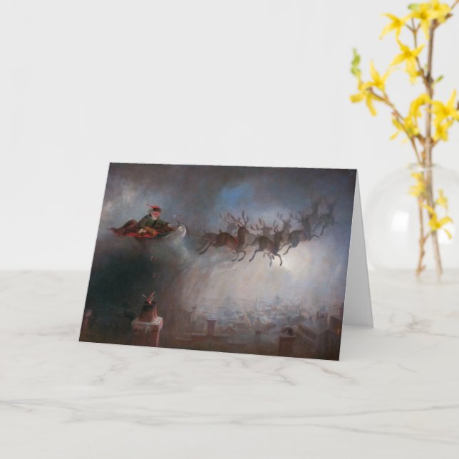 Santa Claus | William Holbrook Beard | Card (Yellow Flower)
