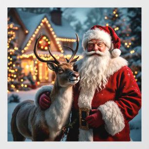 Santa Claus Window Cling