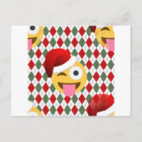 santa claus wink emoji