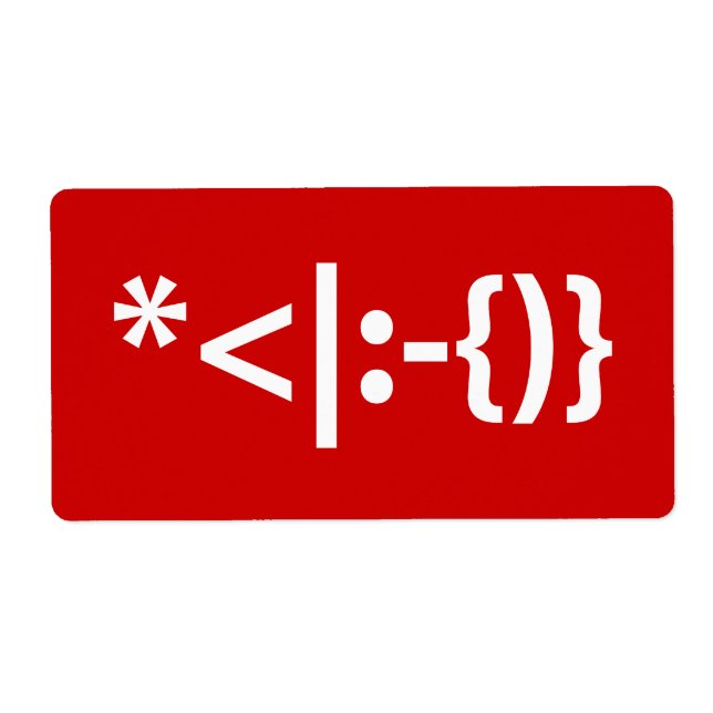 Santa Claus with Beard Christmas Emoticon (Front)