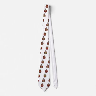 Santa Claus With Birthday Cake Tie