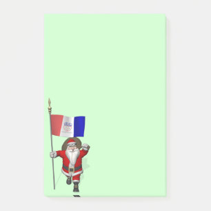 Santa Claus With Ensign Of Cleveland Post-it Notes