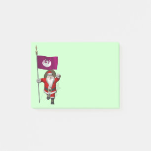 Santa Claus With Ensign Of Phoenix Post-it Notes