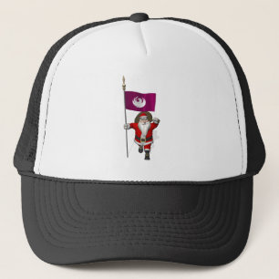 Santa Claus With Ensign Of Phoenix Trucker Hat