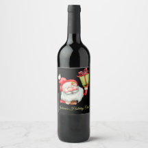 Santa Claus with Gift Custom Christmas