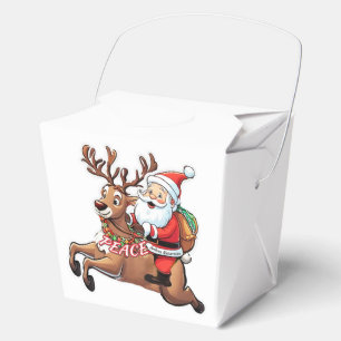 Santa Claus with Gifts of Peace Favour Box