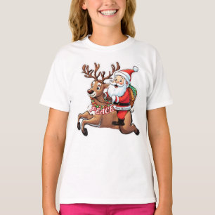Santa Claus with Gifts of Peace T-Shirt