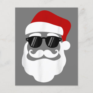 Santa Claus with Sunglasses Funny Christmas Design