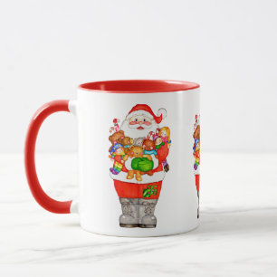 Santa Claus with Toys Mug
