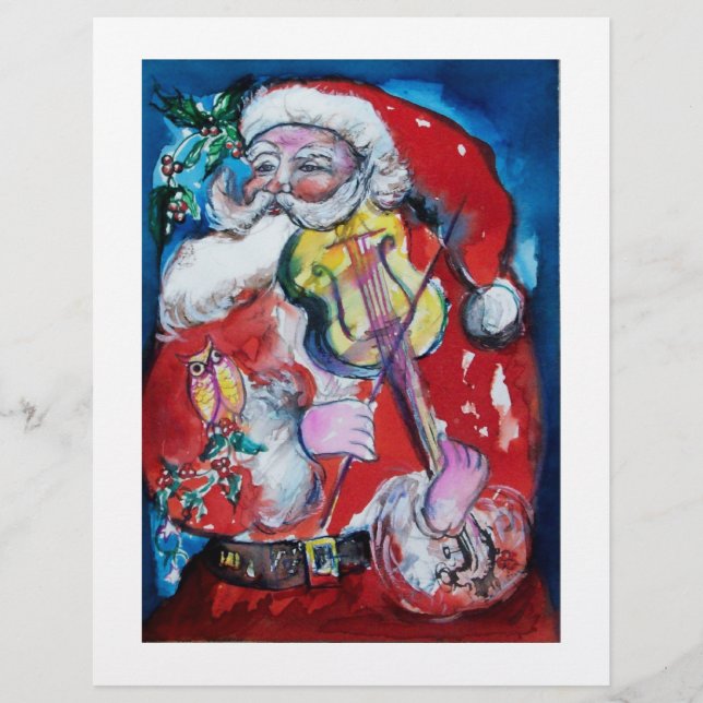 SANTA CLAUS  WITH VIOLIN FLYER (Front)