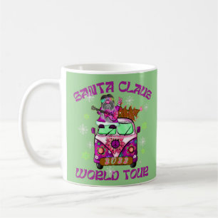 SANTA CLAUS WORLD TOUR funny 70's style Coffee Mug