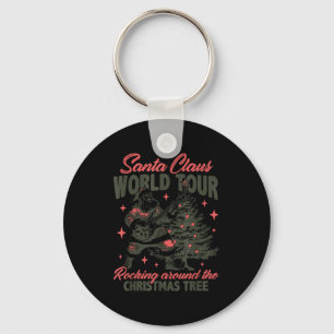 Santa Claus World Tour Rocking Around The Christma Key Ring