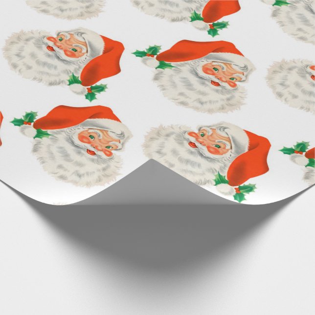 Santa Claus Wrapping Paper (Corner)