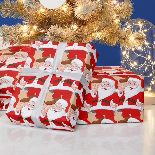 Santa Claus Wrapping Paper (Holidays)