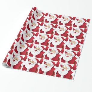 Santa Claus wrapping paper. Wrapping Paper