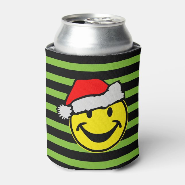 Santa Claus your backgr. & ideas Can Cooler (Can Front)