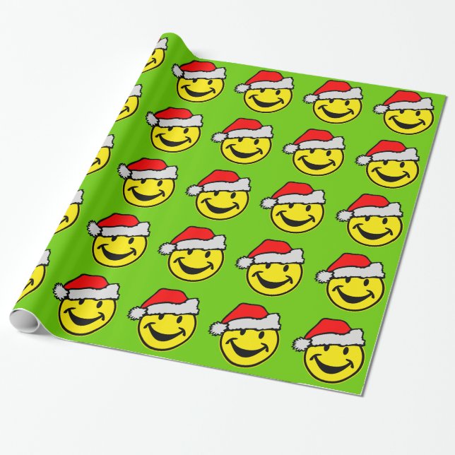 Santa Claus your backgr. & ideas Wrapping Paper (Unrolled)