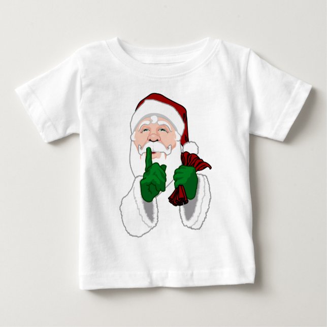 Santa Clause Baby Shirt Fun Santa Baby T-shirts (Front)