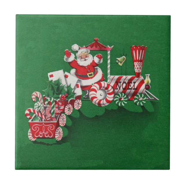 Santa Clause Candy Train Tile (Front)