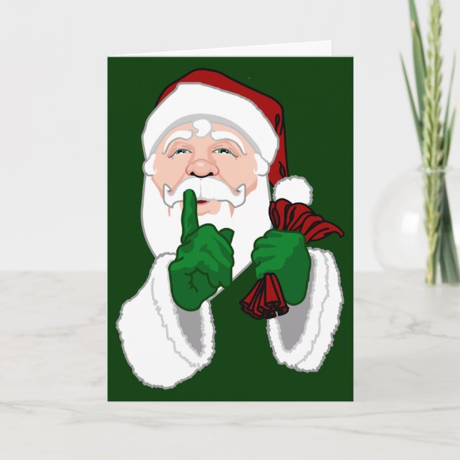 Santa Clause Cards Christmas Greetings Card (Front)