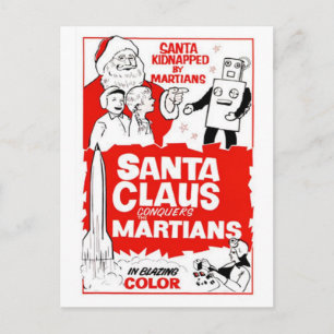 Santa Clause Christmas Joy Holiday Postcard