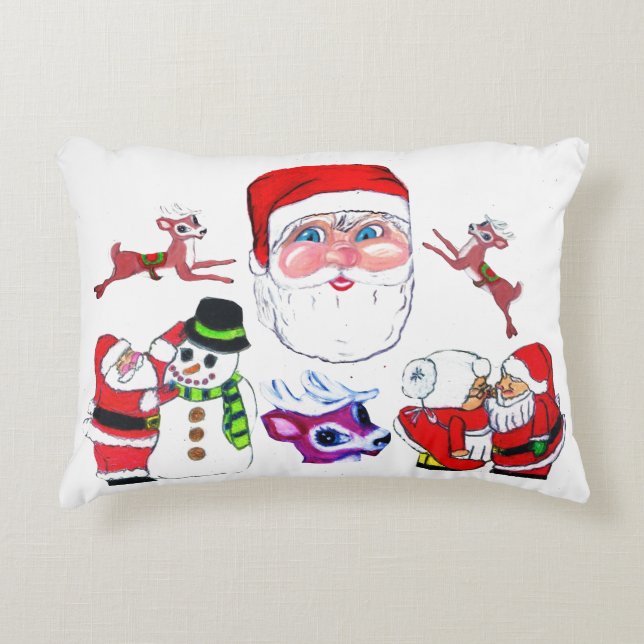 SANTA CLAUSE COLLAGE pillow (Front)