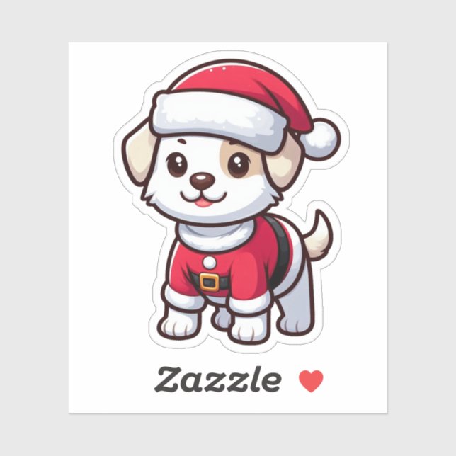 santa clause dog,cute dog (Sheet)