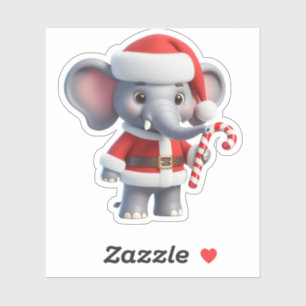 santa clause elephant,funny animals