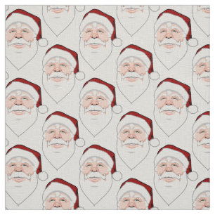Santa Clause Fabric Santa Christmas Fabrics Custom