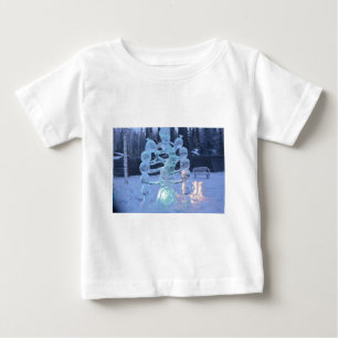 Santa Clause Faces Funny Christmas Holiday Baby T-Shirt