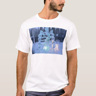 Santa Clause Faces Funny Christmas Holiday T-Shirt