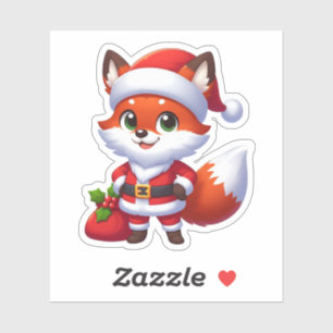 santa clause fox,cute fox