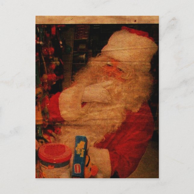 SANTA CLAUSE HOLIDAY POSTCARD (Front)
