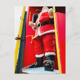 Santa Clause in Trouble? Holiday Postcard