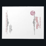 Santa Clause Letterhead Notepad<br><div class="desc">Personalise a letter from Santa Claus on his very own letterhead.</div>