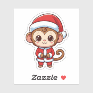 santa clause monkey,christmas monkey