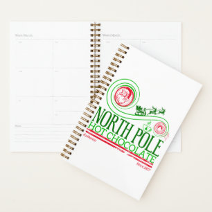 Santa Clause North Pole Hot Chocolate Planner