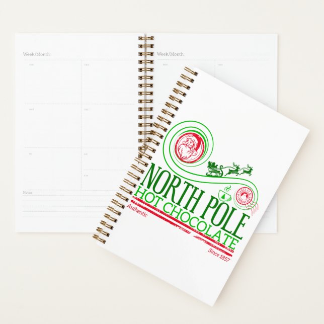Santa Clause North Pole Hot Chocolate Planner (Display)