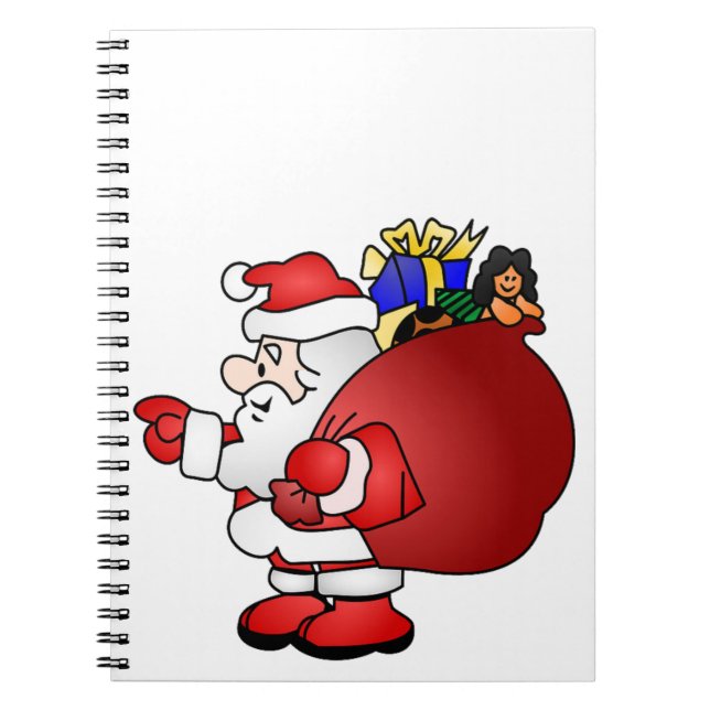 Santa Clause Notebook (Front)