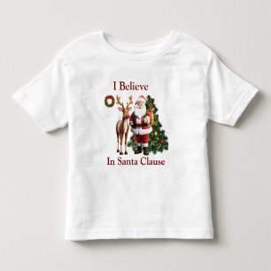 Santa Clause Rudolf the red nosed reindeer Toddler T-Shirt