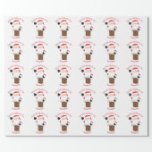 Santa Clause special delivery for kids children Wrapping Paper (Flat)