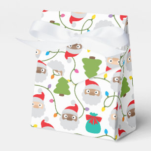 Santa Clauses Pattern Favour Box